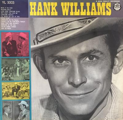 LP deska HANK WILLIAMS, HIS DRIFTING COWBOYS - Hank Williams YL5003 MGM RECORDS Japonsko Country