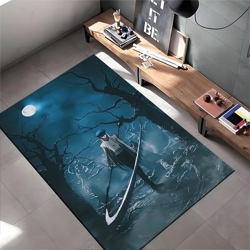 Mysterious Scythe-Wielding Figure Suitable As a Non-slip Mat for the Living Room or Bedroom Sofa