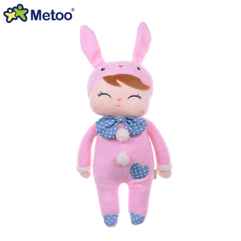 Original Metoo Dream Bunny Angela13-inch Plush Doll Girly Cute Stuffed Toys Birthday Gifts For Kids Baby