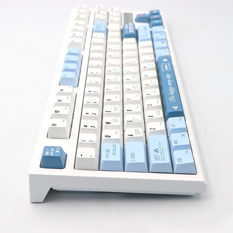 136 Keys Customized Programmer for Key Cap PBT Dye Subbed Keycap Cherry Profile for Key Cover for Mechanical Keyboard DZ