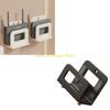 F26C Multifunctional Steel Wall Shelf For Router Storage Space Saving Design Drillless Installation Holds Multiple Devices