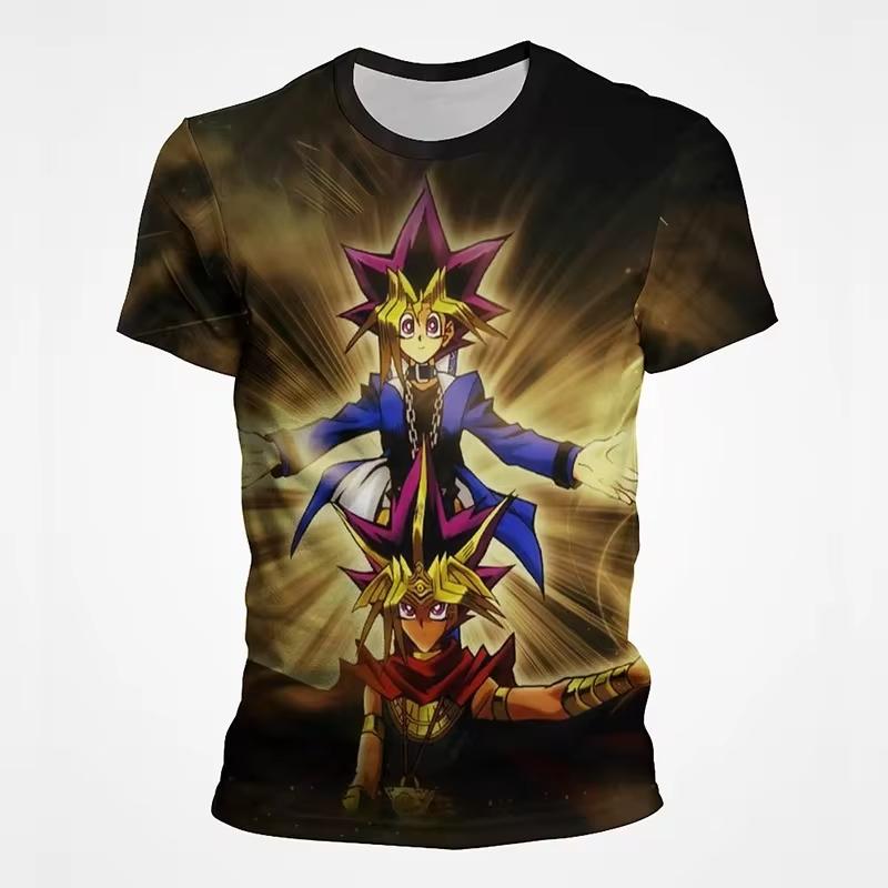 Anime Yu Gi Oh 3D Print T-Shirt Men Women Casual Fashion Short Sleeve Casual T Shirts Oversized Harajuku Tees Tops Kid Clothing