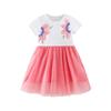 2026 Spring/Summer Girls' Mesh Dress with Floral Sequins - Toddler Skirts in European and American Style