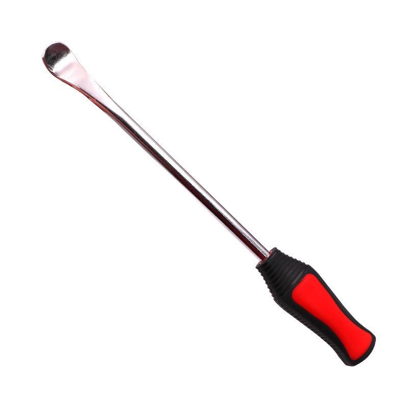 Steel Flat-Head Tire Pry Bar for Tubeless Tires: Suitable for Electric Vehicles, Tricycles, and Motorcycles