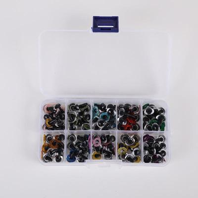 3D Блискучі Кришталеві Очі: Коробкові Очі Акули з Лазерною Плівкою, 10ММ