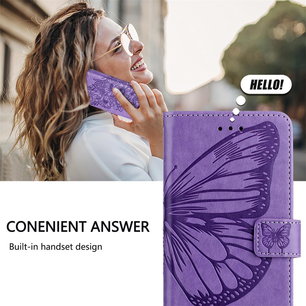 Wallet Bags Butterfly Flip Cover Flower Magnetic Leather Case For Samsung Galaxy A16 A06 A05 A15 A25 A35 A55 5G A05S A36 A56 A26