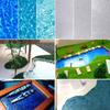 Transparentní modrá voda krajinářství obtisky DIY příslušenství Sand Table Making Sand Table
