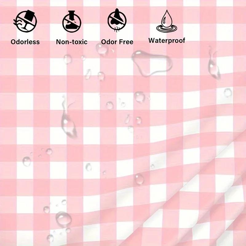 1Pcs Waterproof Oilproof Disposable Plastic Tablecloth 137x274cm PEVA Table Cover for Party Wedding Restaurant Dining Decoration