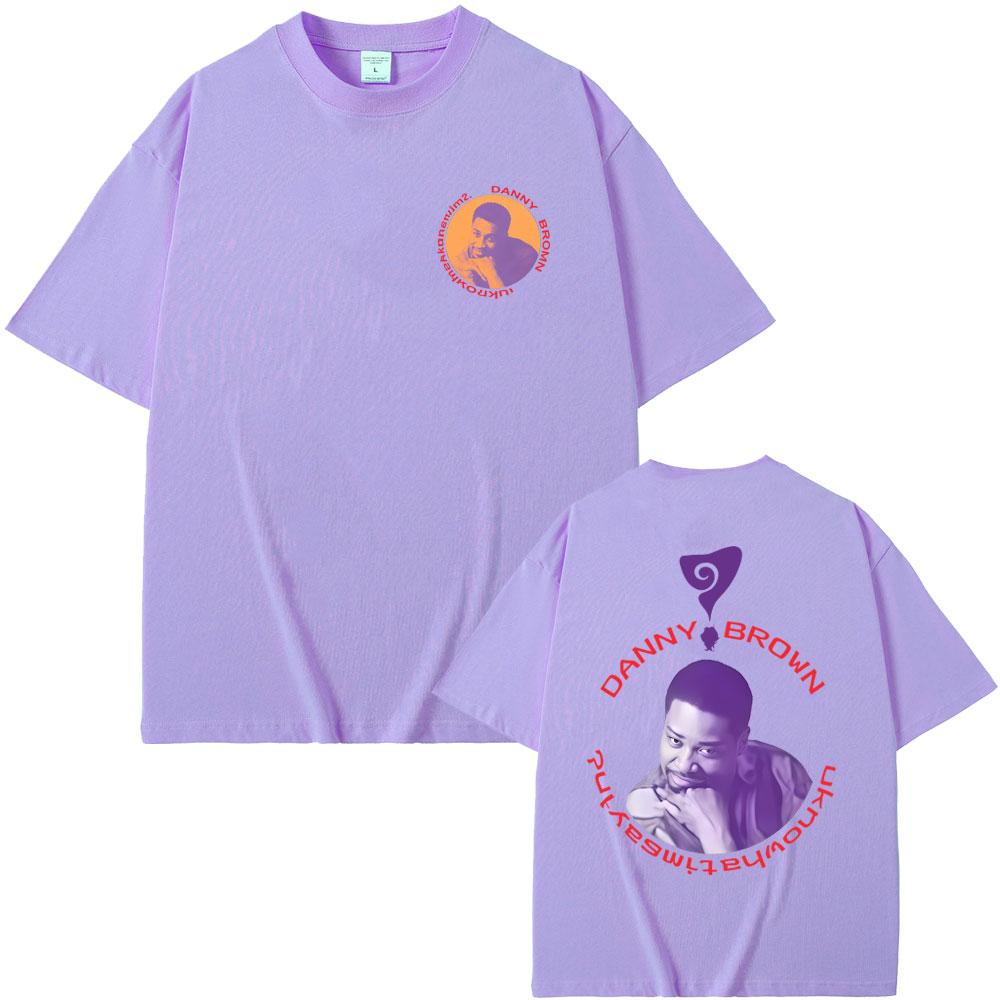 Rapper Danny Brown Uknowhatimsayin Tshirt Quaranta Tour Streetwear Men Women Hip Hop Vintage Oversized Short Sleeve T Shirts