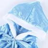 jbluelover Princess Solid Color with Ribbon Available in 3 Easy to Put On and Take Perfect for Stage Light Blue Kids' Cape, Decoration, Hooded,