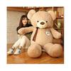 (80cm, Kaki) 60/80/100/120/140cm Reusachtige Knuffelbeer Pluche Speelgoed Zachte Knuffelbeer Gevulde Pop Grote Mensenmaat Knuffel