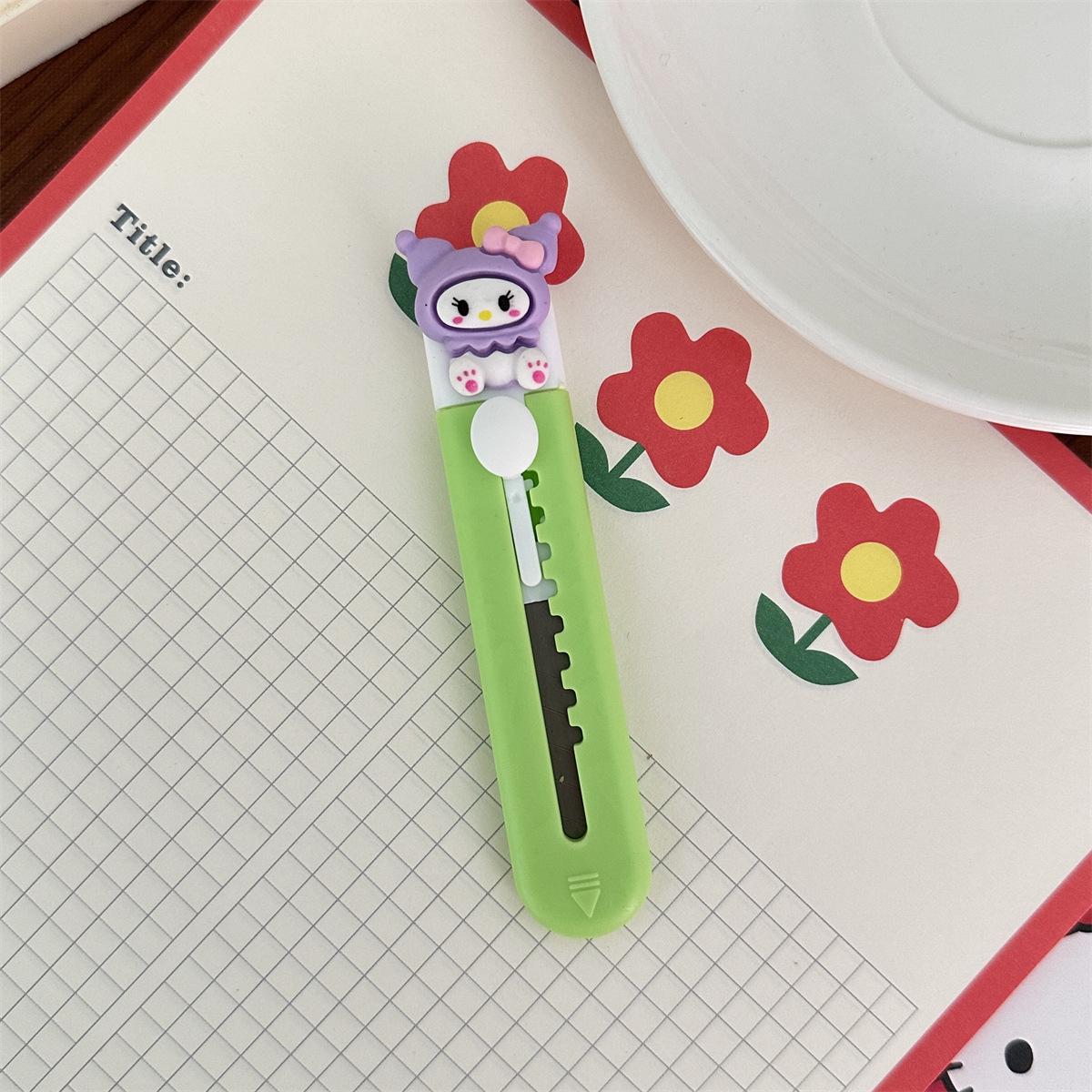 Cartoon Mini Utility Knife - Paper Cutter & Package Opener for Student Planner