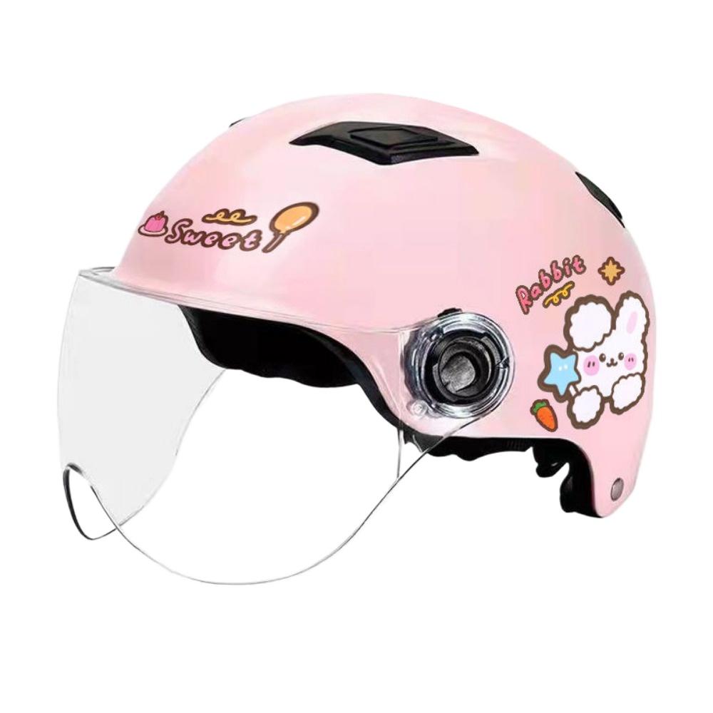 Cat Ears Electric Car Helmet Men and Women Half Helmet