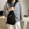 Zipper Pocket Chest Bag Men Retro Messenger Bag Fashion Cloth Shoulder Bag  Leisure