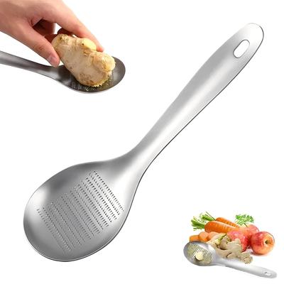SensaBliss Ginger Grater Wasabi Ginger Easy To Simple for Grating Dishwasher 215x70mm Spoon, Grater, Spoon, Use, Operation, Condiments, Cheese,