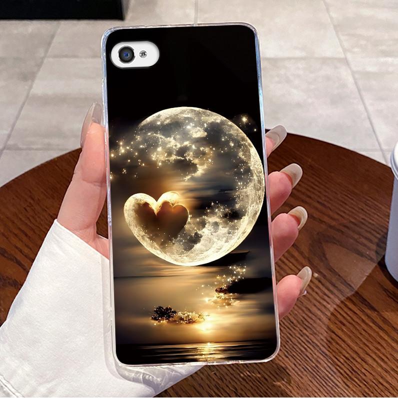 Für iPhone 4/4s/5/5s Hülle Klar Luxus Niedlich Liebesherz Hase Lustig TPU Weiches Silikon Handyhülle Für iPhone 4 4s 5 5s Rückseite