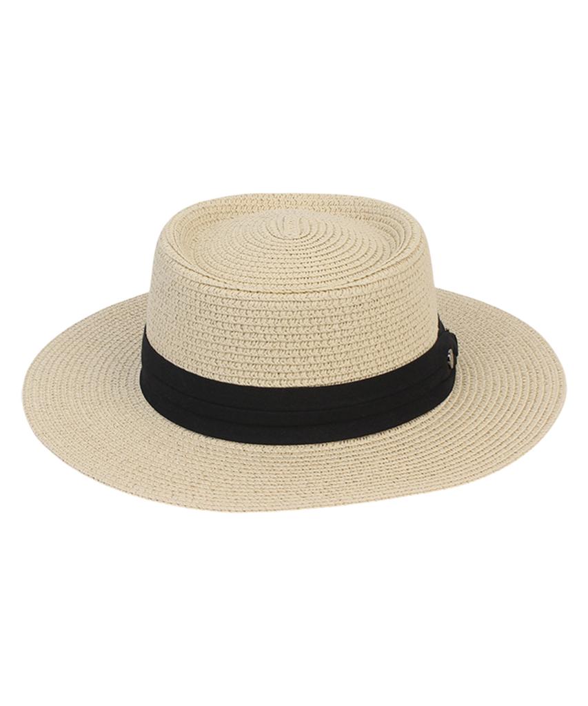 Yunibeosyeolkemiseuteuli Sweet Bk Line Beige Panama Hat Panama Hat
