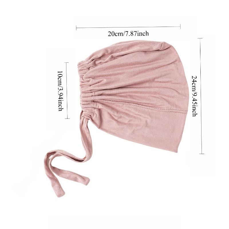 Eid Al-Fitr Ultra-Soft Stretch Fabric Muslim Headscarf Cap, Ethnic Style Turban, Headscarf Hat. Comfortable Fit Without Being Tight, Can Be Paired