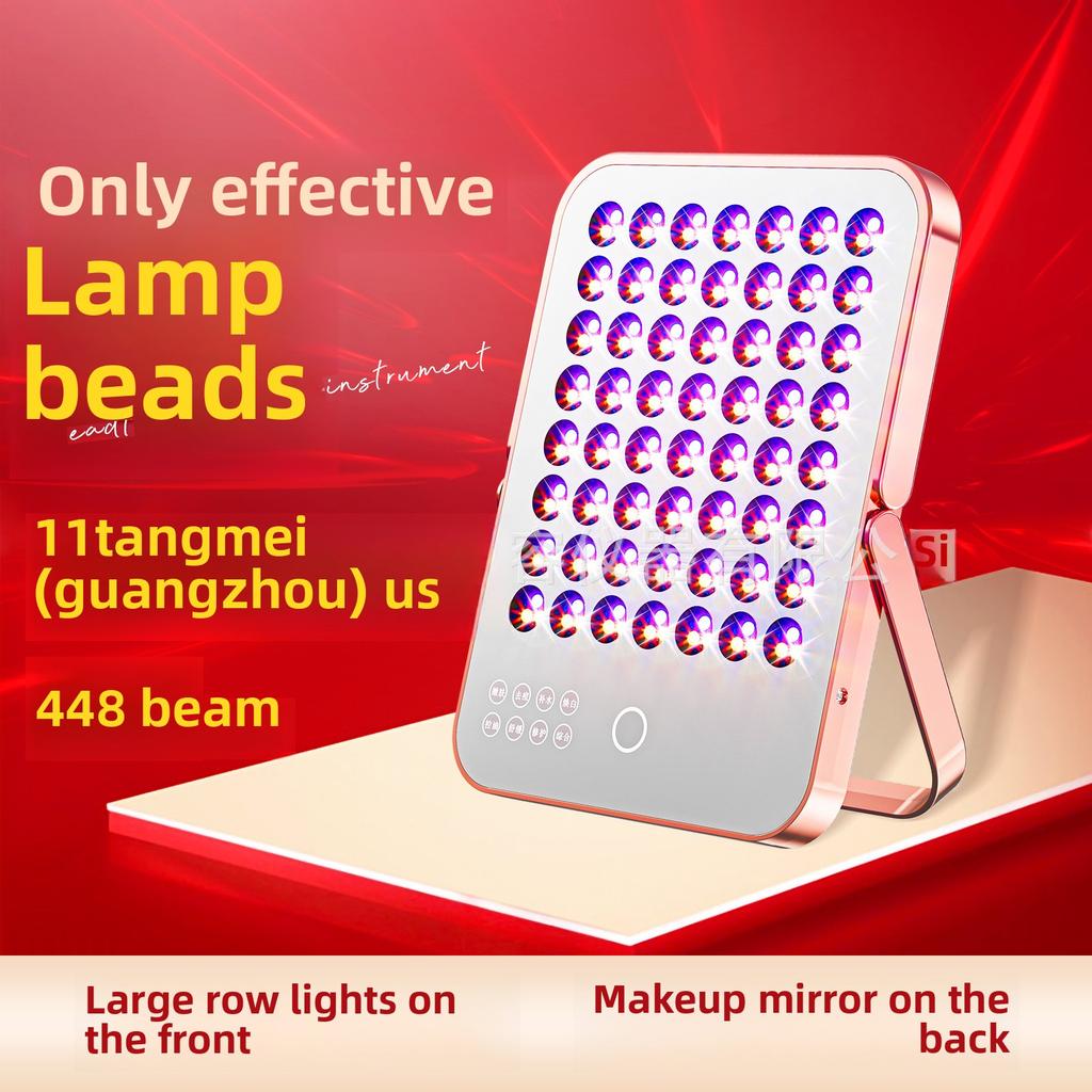 Lampă Mare cu Rânduri Instrument de Înfrumusețare, Lumină Roșie și Albastră Iluminare Corp Întreg Introducător Mască de Uz Casnic Led Foton Rejuvenator pentru Piele