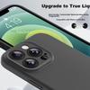 IPhone 12 Pro Max Case, IPhone 12 Pro Max Protective Cover, Premium Liquid Silicone Soft, Full Lens Protection, Shockproof Simple Outer Casen, Black