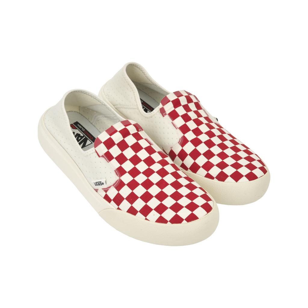 Vans ComfyCush One Checkerboard - Racing Red Unisex Sneakers Marshmallow VN0A45J5BOP