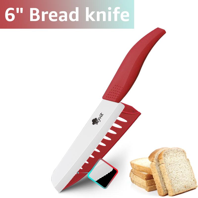 Keramikmesser Küchenmesser 3 4 5 6 Zoll Kochmesser Brotmesser Weiße Zirkoniaklinge Mehrfarbiger Griff Hohe Qualität
