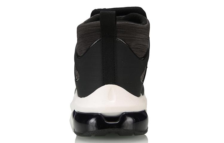 Li Ning Mid Top Running Shoes Women's Black White AGCP288-1