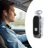 Lavalier Business Bluetooth-compatible Earphone Wireless Calling Talk Music Time LED Digital Display Headphone For Car