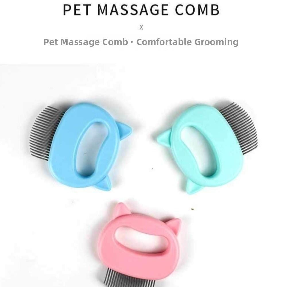 Fine Soft Brush Pet Hair Removal Brush Plastic Handle Deshedding Brush  Shedding Season