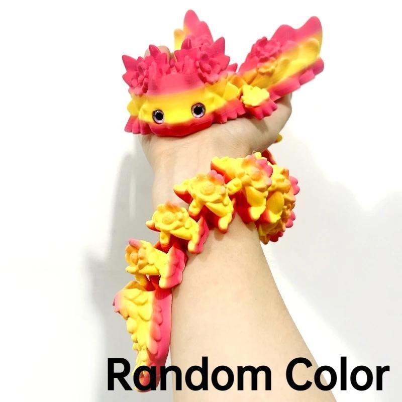 3D Print Toy Salamander Dragon Desktop Ornament 3D Print Animals Home Office Crafts Print Character Action Figure Christmas Gift