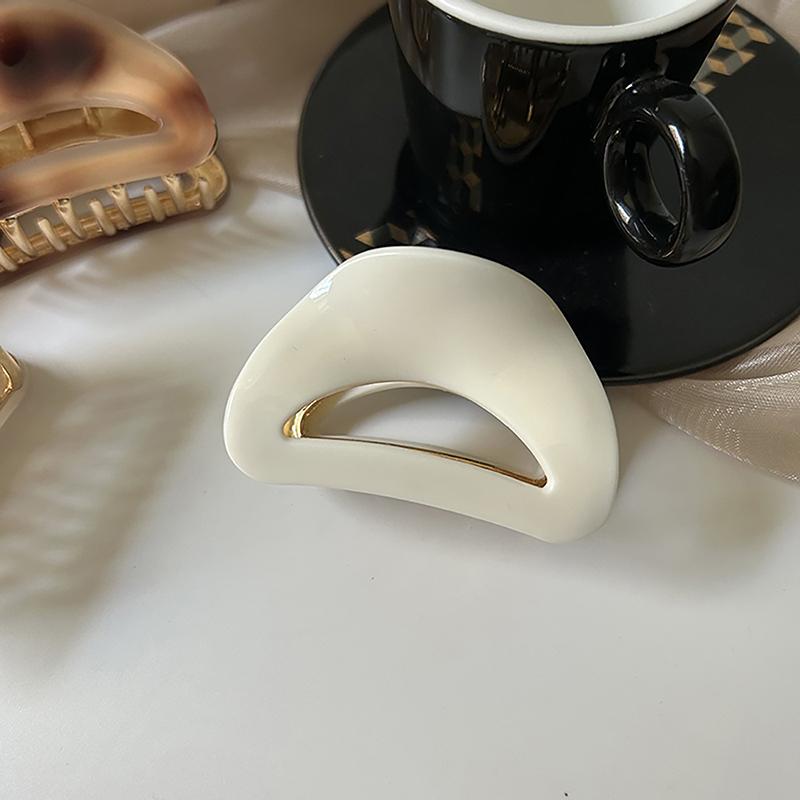 

Простые заколки для волос из ацетатного сплава, средние заколки в виде акулы, заколка для волос на затылке, шпилька для волос с хвостиком, аксессуары для волос as the picture