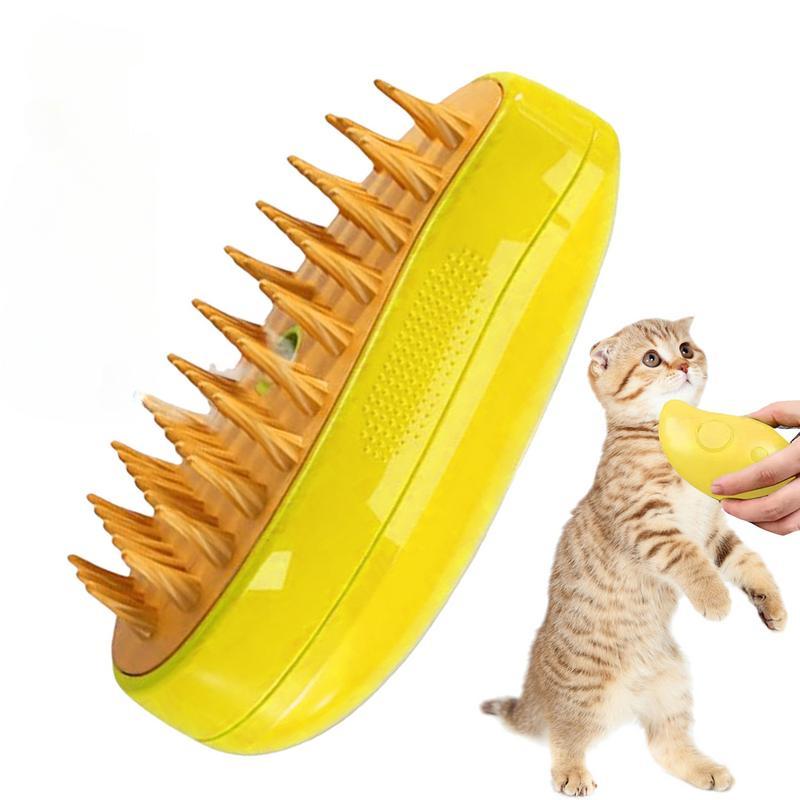 Katze Dampfbürste Elektrische Spray Katze Haar Pinsel 3 In1 Hund Dampfer Bürste Für Massage Hundesalon Katze Haar Pinsel für Entfernen