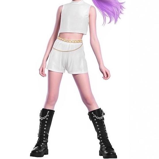 2025 Girls Demon Hunter Costume 3D Print Women s & Children s Clothing Inspired by Popular Singer