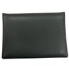 Great HERMES Coin Case Calvi Duo Serie Metal Evercolor Leather Women Used