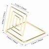 10Pcs Silver/ Rose Gold/ Gold Business Card Holder Metal Material Picture Holder  Table Number