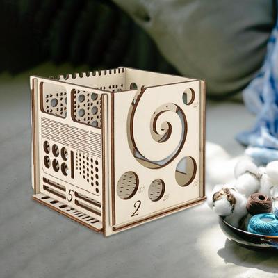 All In 1 Wooden Yarn Bowl Multifunctional Knitting Tool Easy To Assemble Removable Gift for Crafters