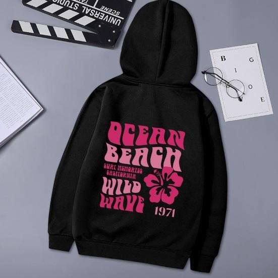 

Осень-зима Детская толстовка с капюшоном с длинными рукавами, свободная, толстая, плюшевая, с эластичными манжетами, большой карман-кенгуру, унисекс, повседневная одежда, спортивная одежда, школьный топ 130cm