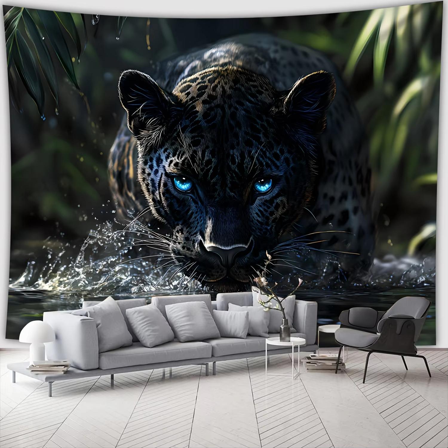 

Король джунглей Настенное искусство Баннер Задник Украшение Вечеринка Украшение Фон Гостиная Гобелен Кино Гобелены Декор 29x37in