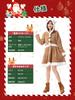 Reindeer Cosplay for Cute Santa Cosplay Large Long Suitable for Santa One Reindeer Santa Claus for Women [DECEED] Women, Costume, Thick, Fluffy, Size,