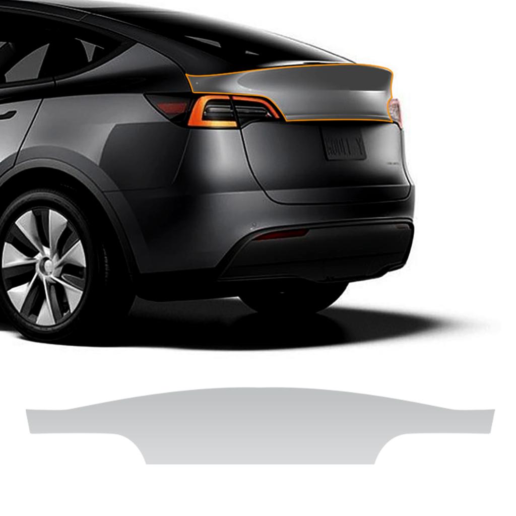 TPU Protective Rear Bar Film For Tesla Model 3 Highland 2024 Model Y - 2024 Extended Door Bumper Lamp Invisible Car PPF
