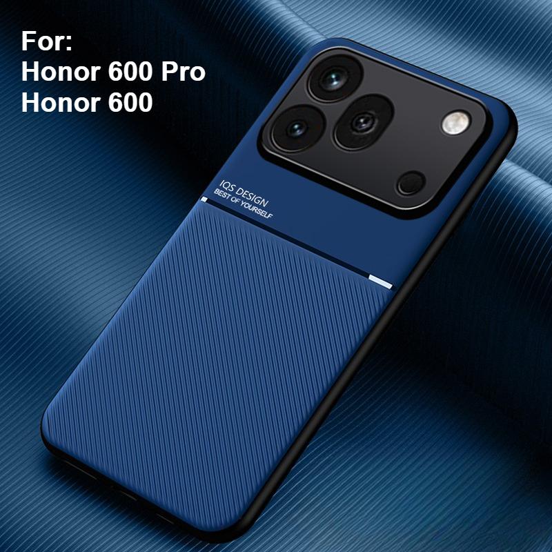 For Honor 600 600 Pro Case Luxury Skin-Friendly Leather Magnetic Ultra-thin Cover For Honor 600 Pro Shockproof Bumper Funda