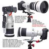 IShoot 80mm Schnellwechselplatte mit Metallgriff für große Kamera Kompatibel mit Nikon und D6 Canon EOS und 1DX und Passend für Stativ-Kugelkopfklemmen