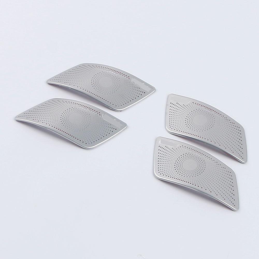 For GWM Tank 300 2024 2024 Inner Door Handle Speaker Audio Loudspeaker Cover Trim Interior Accessories Stainless Steel Cap