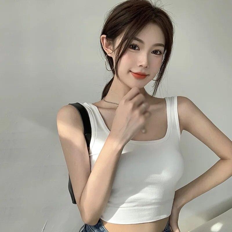 

Женские однотонные укороченные топы на бретельках без рукавов с ремешками и мягкой подкладкой, укороченные топы на бретельках, топ на бретелях со съемным плечевым ремнем One Size