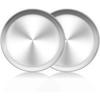 Stainless Steel Pizza Tray Set Of 4 - Round Pizza Baking Trays (26 Cm)  - RiRi