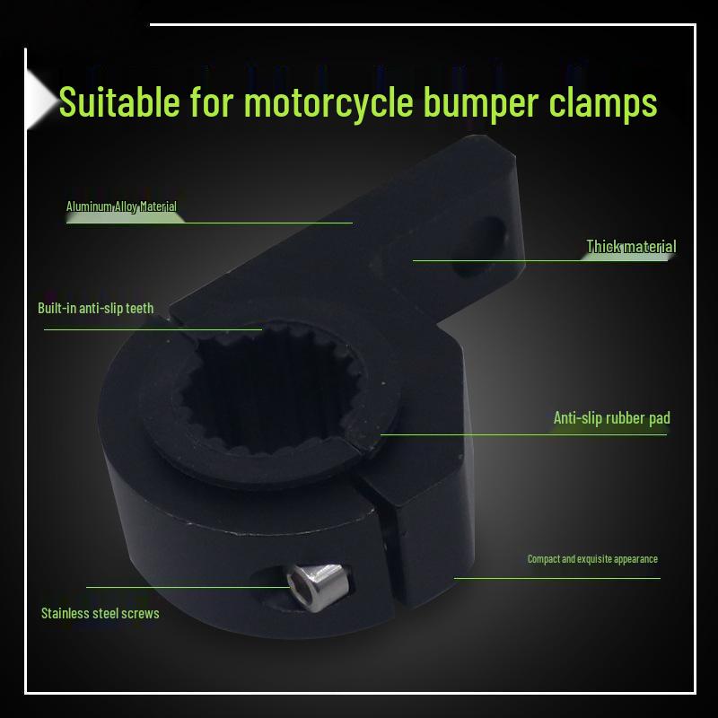 Accessoire de moto électrique: Support de phare à trou unique et grande pince pour scooters
