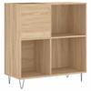 VidaXL Armoire à disques chêne sonoma 84,5x38x89 cm bois d'ingénierie 831775
