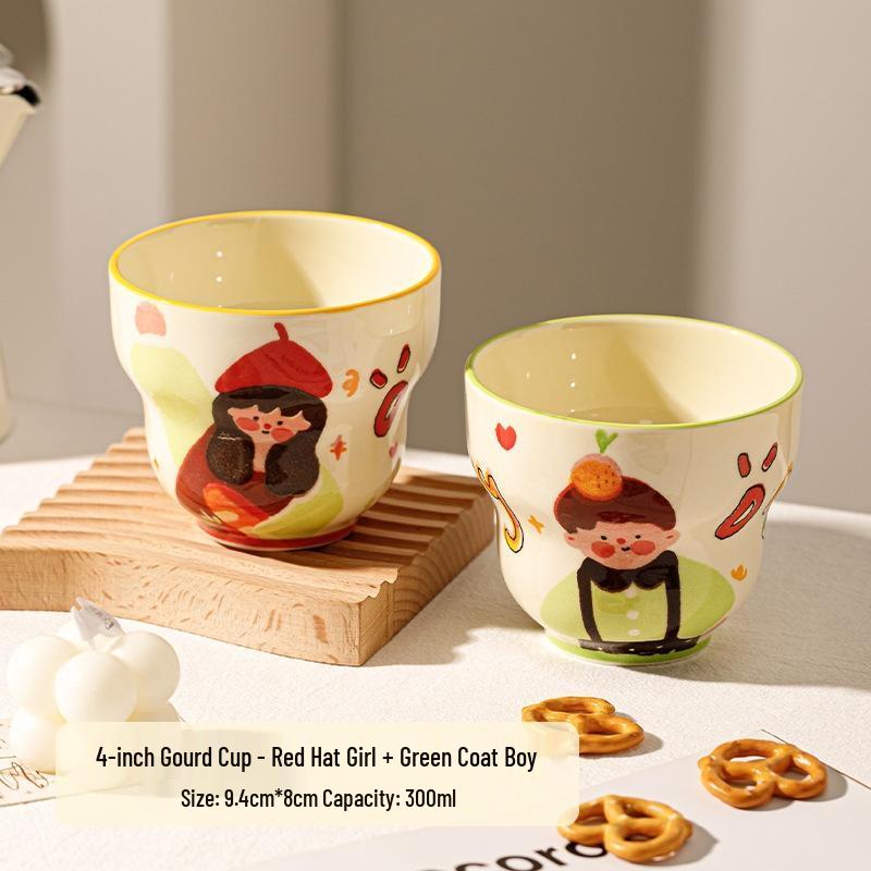 JingJingRS Cute Ceramic Family Mug