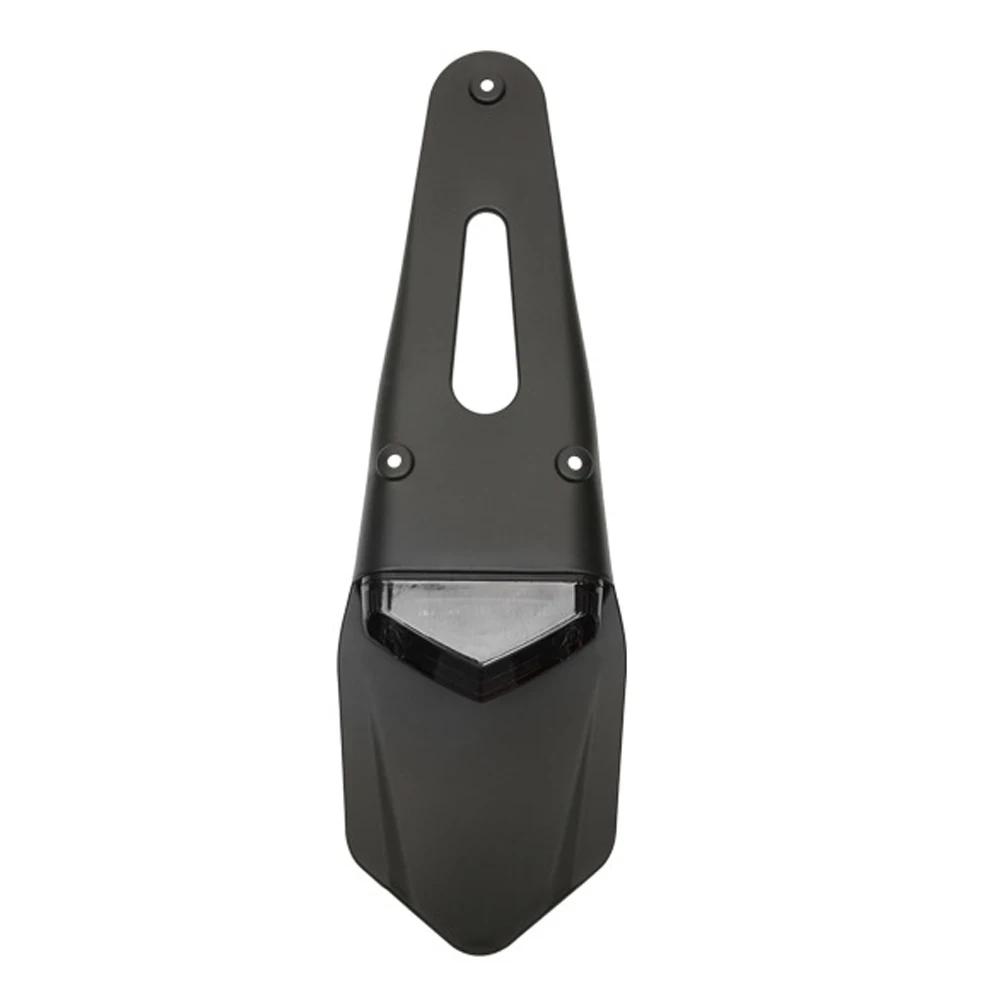 Luz Trasera LED Universal para Motocicleta ABS Guardabarros Trasero Freno Soporte de Placa de Matrícula Para Enduro Moto de Cross Guardabarros luz trasera MX Trail