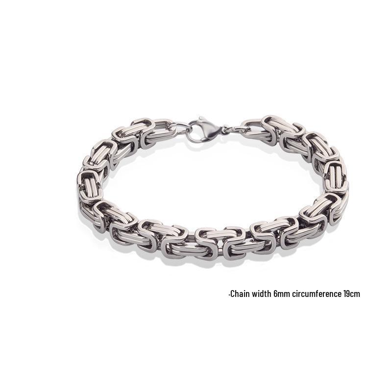 

Madness Gao Qiqiang Style Men s & Women s Cuban Dragon Bone Titanium Steel Hip Hop Bracelet